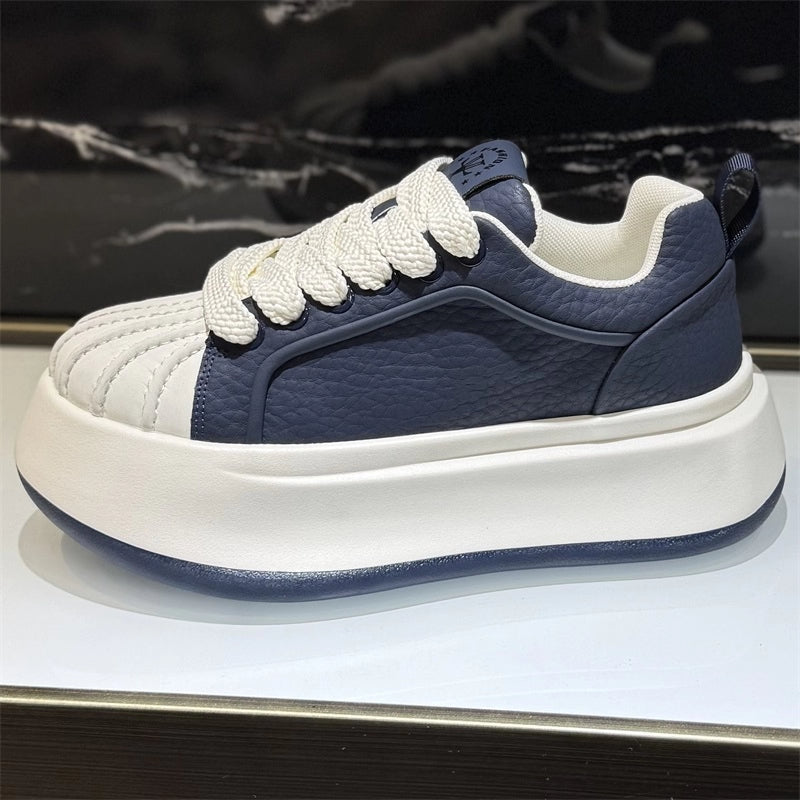 Men's shell-toe leather low-top sneakers – photo 4