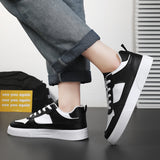 Men's breathable white skate sneakers – photo 3