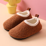Kids' fleece-lined non-slip cotton slippers – photo 11