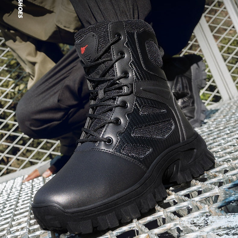 Men's plus-size off-road tactical hiking boots – photo 1