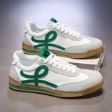 Men's retro chunky white running sneakers – photo 1