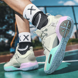 Cotton candy pastel high-top basketball sneakers – photo 8