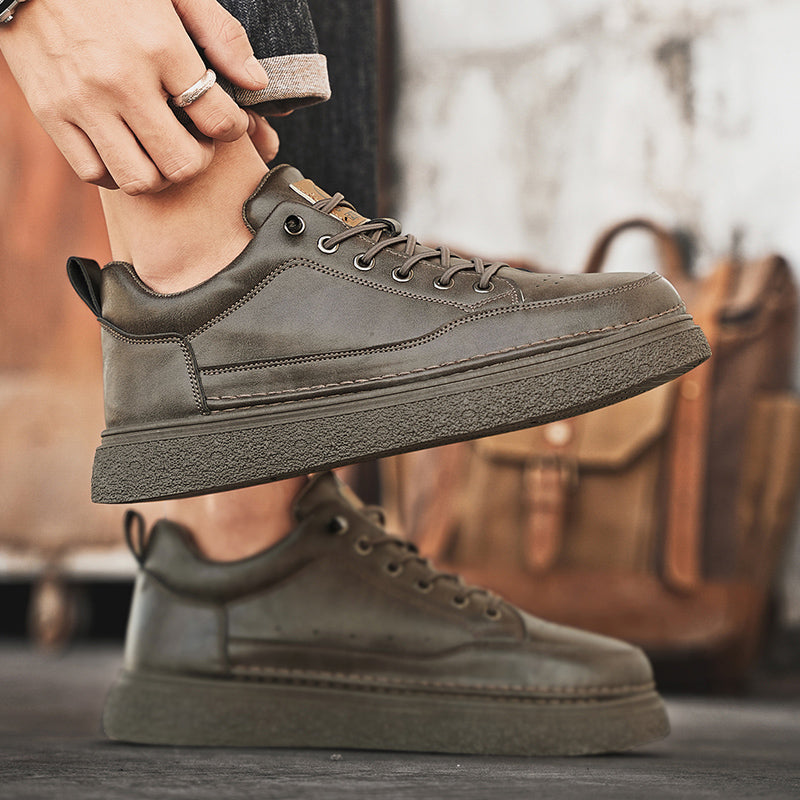 Men's waterproof leather high-top sneakers – photo 5