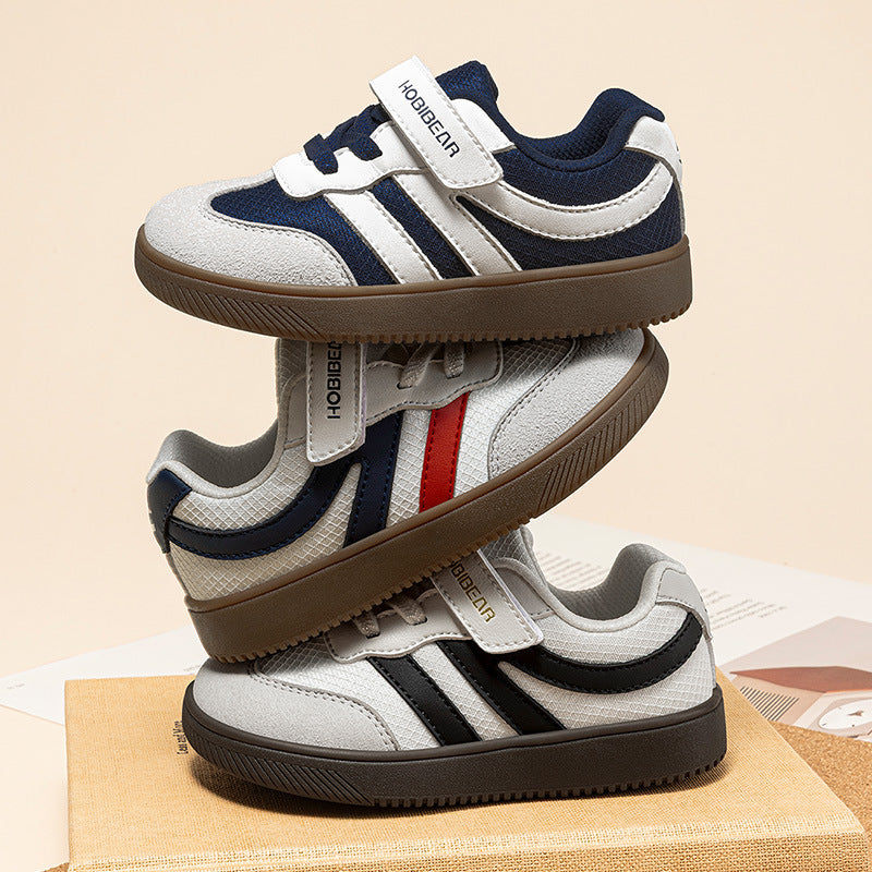 Kids' retro wide-toe velcro sneakers – photo 1