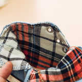 Kids' denim canvas high-top sneakers – photo 6