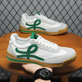 Men's retro chunky white running sneakers – photo 4