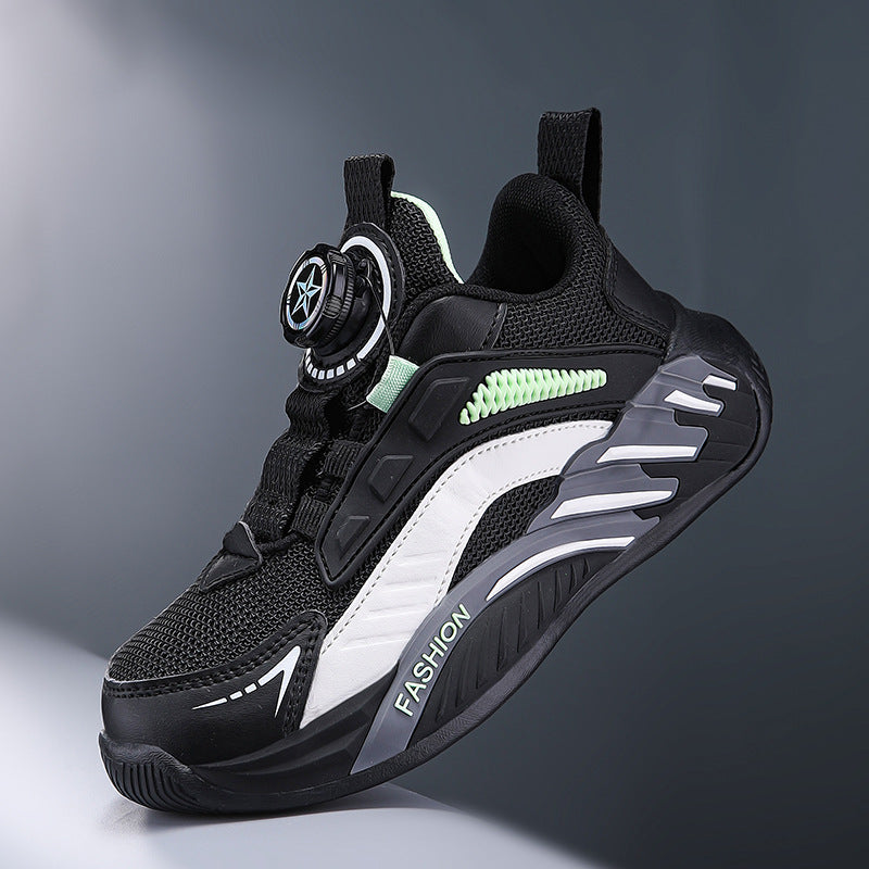 Kids' rotating-buckle running sneakers – photo 4