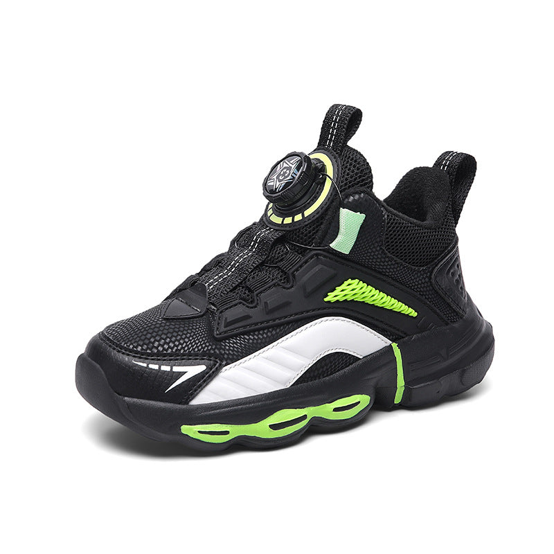 Kids' waterproof rotating-buckle basketball shoes – photo 6