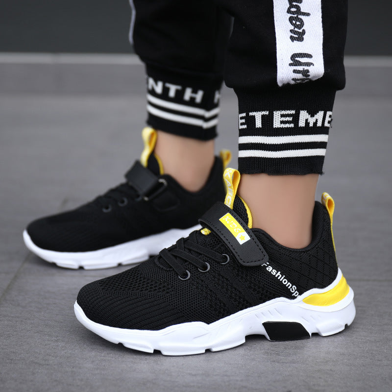 Boys' soft-sole leather sports shoes – photo 1