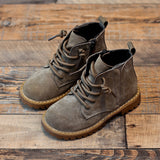Kids' sheepskin combat boots – photo 3