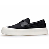 Men's hollow-out canvas platform sneakers – photo 5