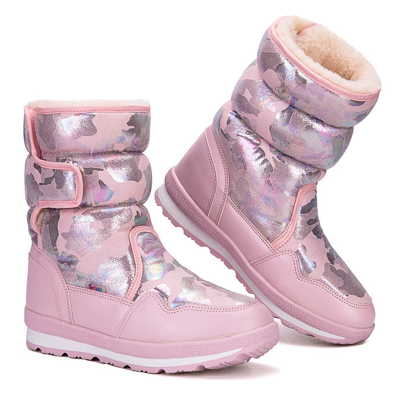 Kids' waterproof fleece-lined winter shoes – photo 4
