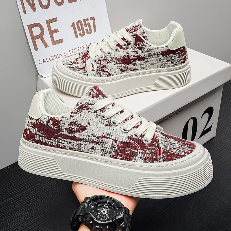 Men's canvas platform skate sneakers – photo 1