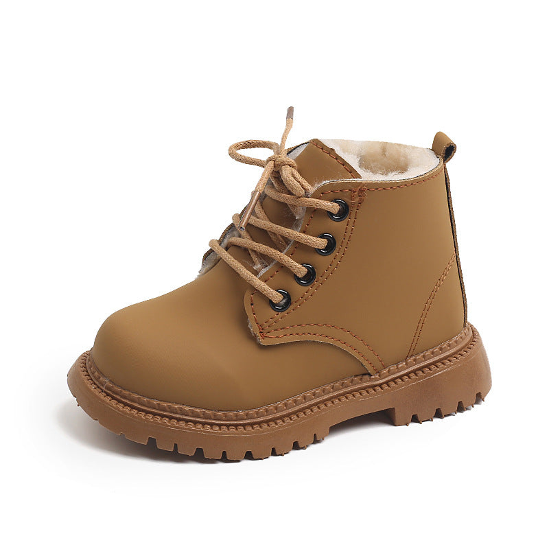 Boys' fleece-lined side-zip Martin boots – photo 7