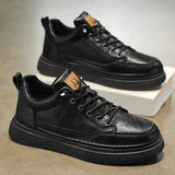 Men's waterproof leather high-top sneakers – photo 6