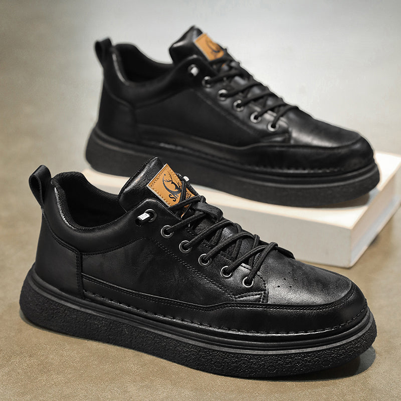 Men's waterproof leather high-top sneakers – photo 6