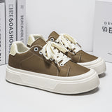 Men's chunky flat breathable skate sneakers – photo 4