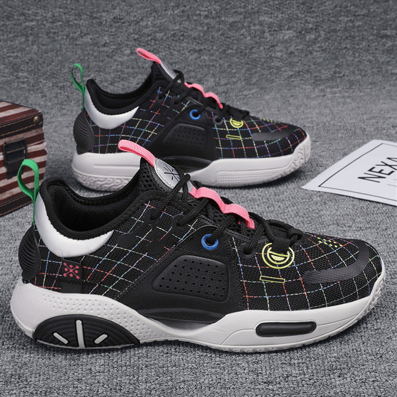 Cotton candy pastel high-top basketball sneakers – photo 3