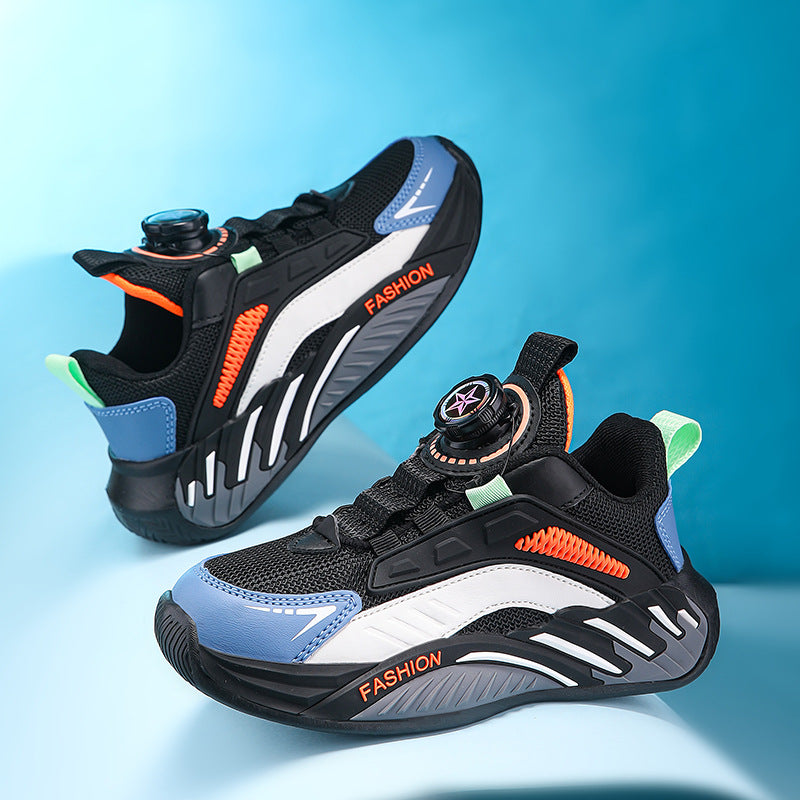 Kids' rotating-buckle running sneakers – photo 1
