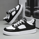 Men's breathable white skate sneakers – photo 1