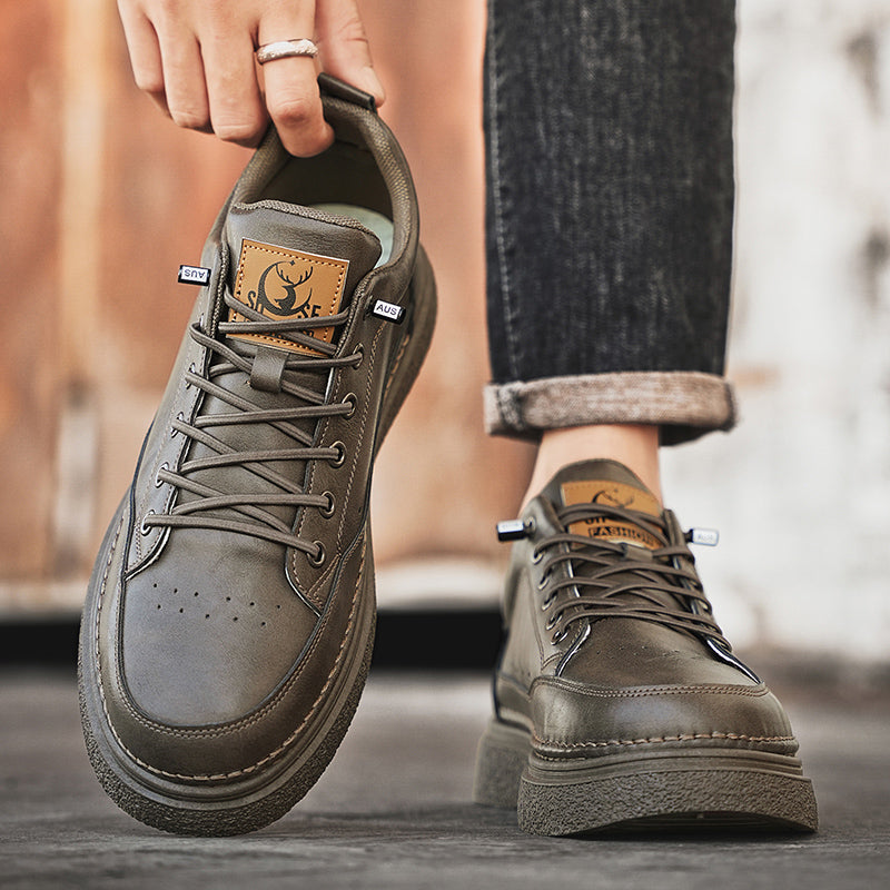 Men's waterproof leather high-top sneakers – photo 3
