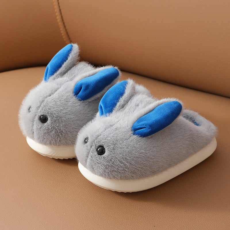 Kids' cute cartoon cotton slippers – photo 3