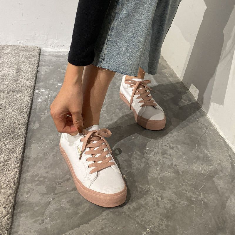 Women's classic white suede sneakers – photo 2