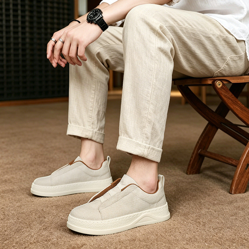 Men's slip-on canvas loafers – photo 2