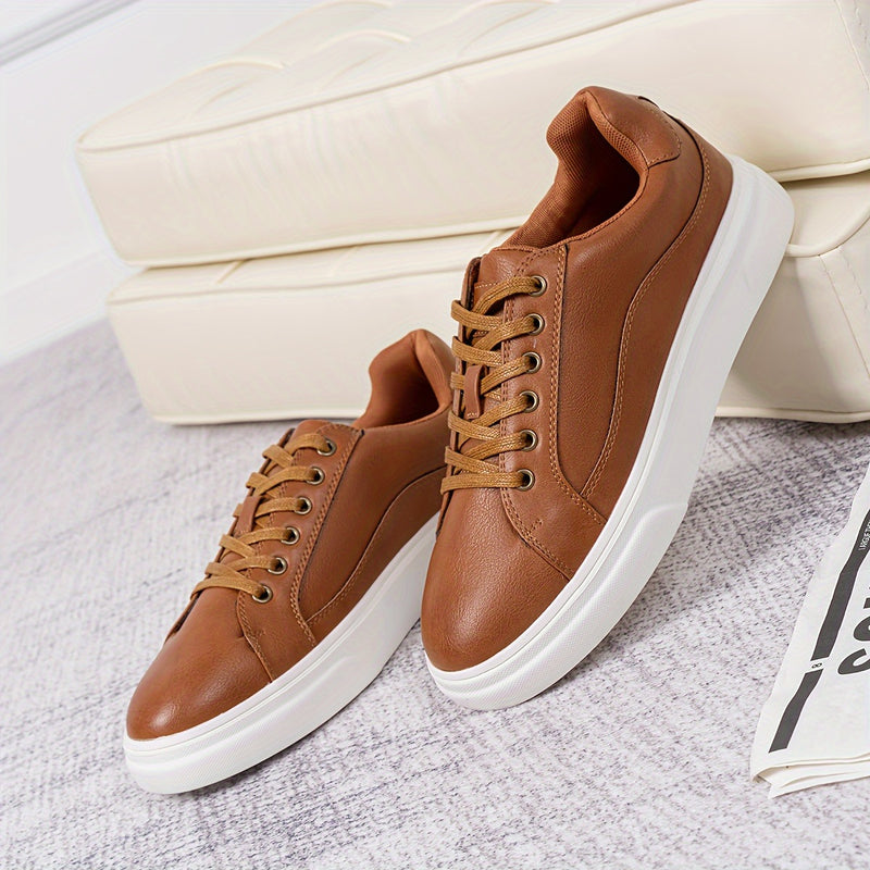 Men's casual leather sneakers – photo 3