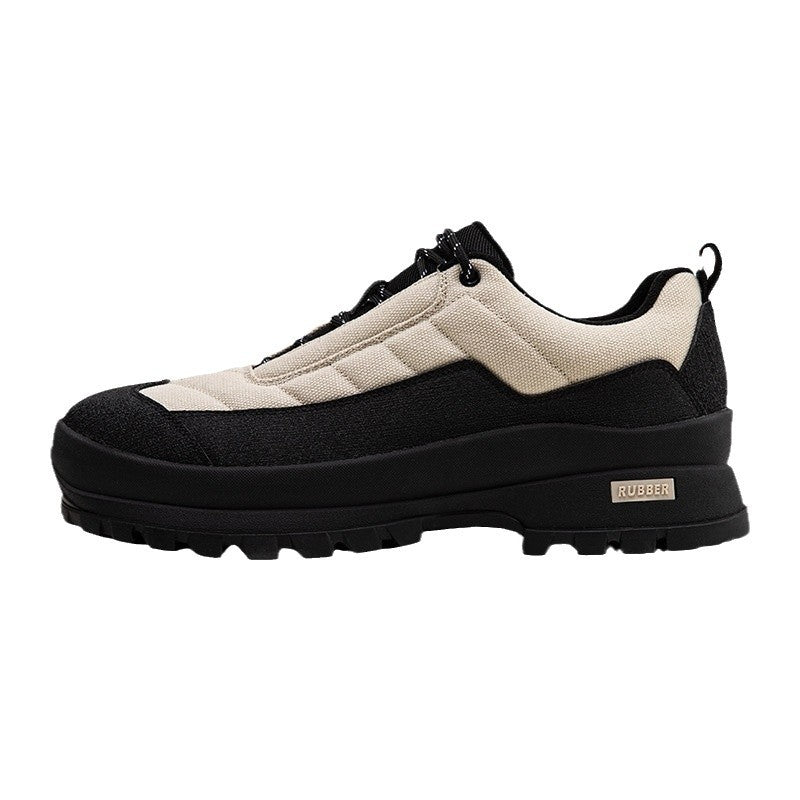 Men's thick-sole height-increasing sport sneakers in gravel white – photo 5