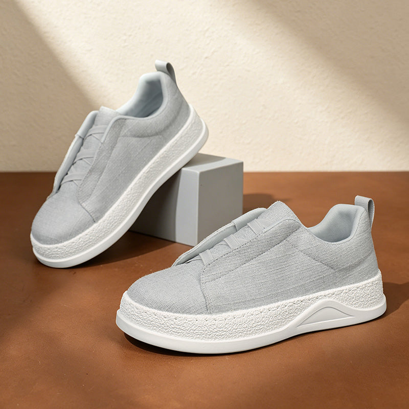 Men's slip-on canvas loafers – photo 1