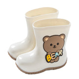 Kids' cute bear rain shoes – photo 3