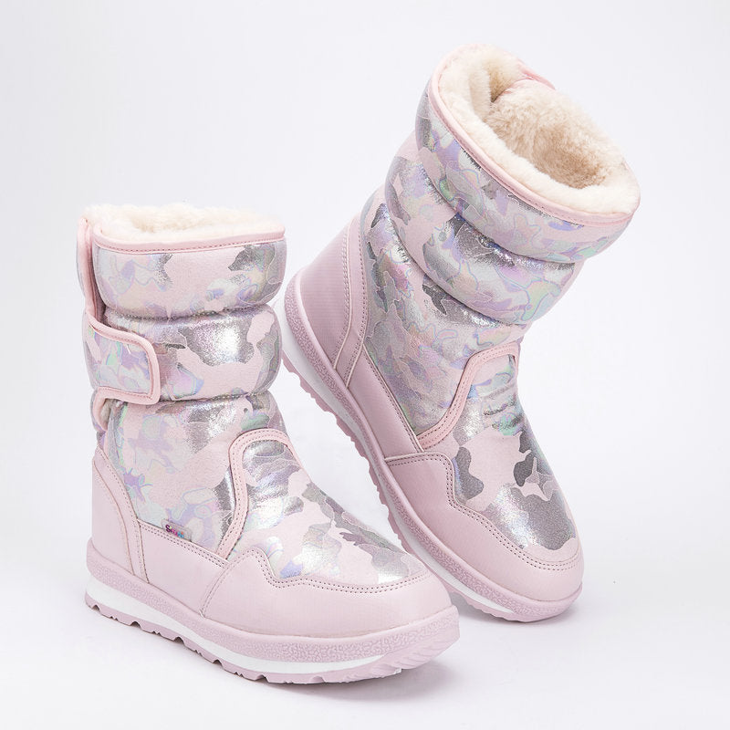 Kids' waterproof fleece-lined winter shoes – photo 3