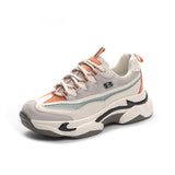 Women's retro leather platform sneakers – photo 6
