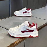Men's platform white skate sneakers – photo 6