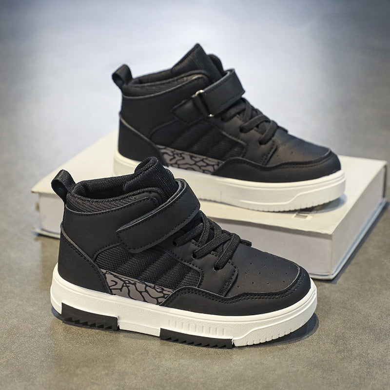 Boys' high-top sports sneakers – photo 1