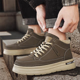 Men's vintage chunky-sole work boots – photo 4