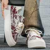 Men's canvas platform skate sneakers – photo 4