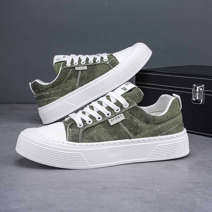 Men's American vintage thick-sole canvas shoes – photo 1