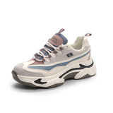 Women's retro leather platform sneakers – photo 3