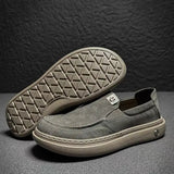 Men's wide-toe thick-sole canvas skate shoes – photo 3