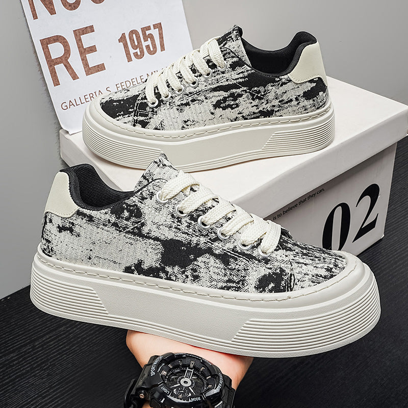 Men's canvas platform skate sneakers – photo 6