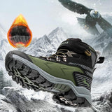 Kids' fleece-lined leather snow boots – photo 1