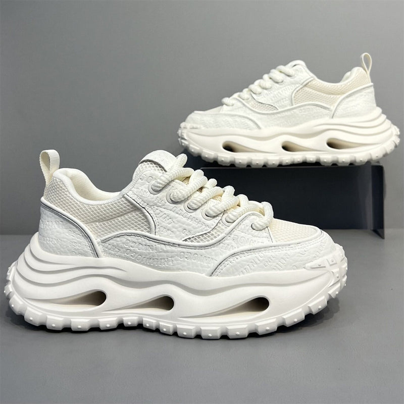 Men's hollow-out platform dad sneakers – photo 1