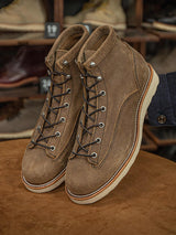 Men's suede high-top work boots – photo 2