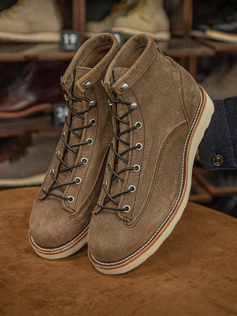 Men's suede high-top work boots – photo 2