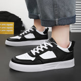 Men's breathable white skate sneakers – photo 5