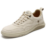 Men's nubuck leather low-top sneakers – photo 6