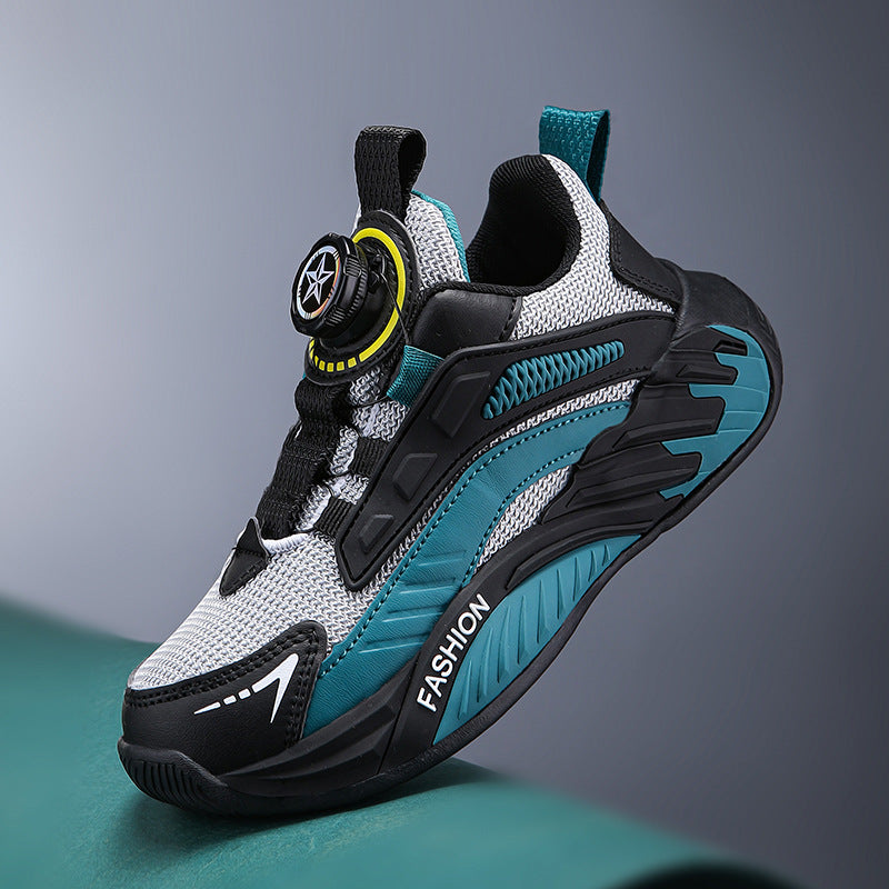 Kids' rotating-buckle running sneakers – photo 9