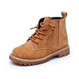 Kids' sheepskin combat boots – photo 8